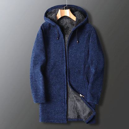 Warme Heren Fleecejas Met Capuchon – Marcus