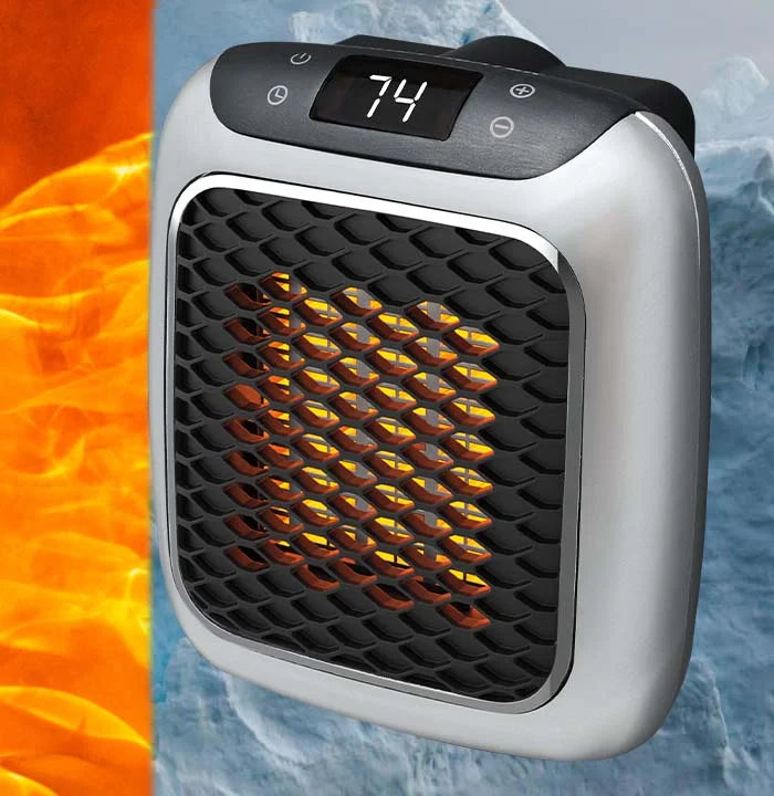 Draagbaar energiezuinig verwarmingsapparaat met snelle verwarming - Hulvio