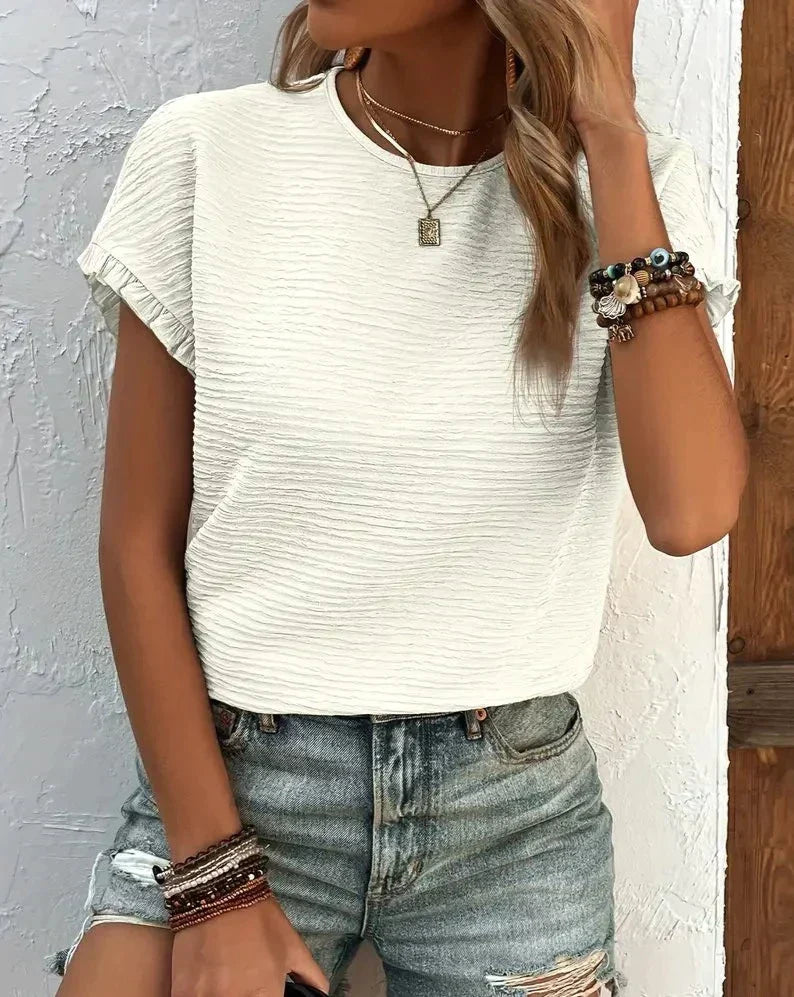 Zacht Katoenen Dames T-shirt – Élodie