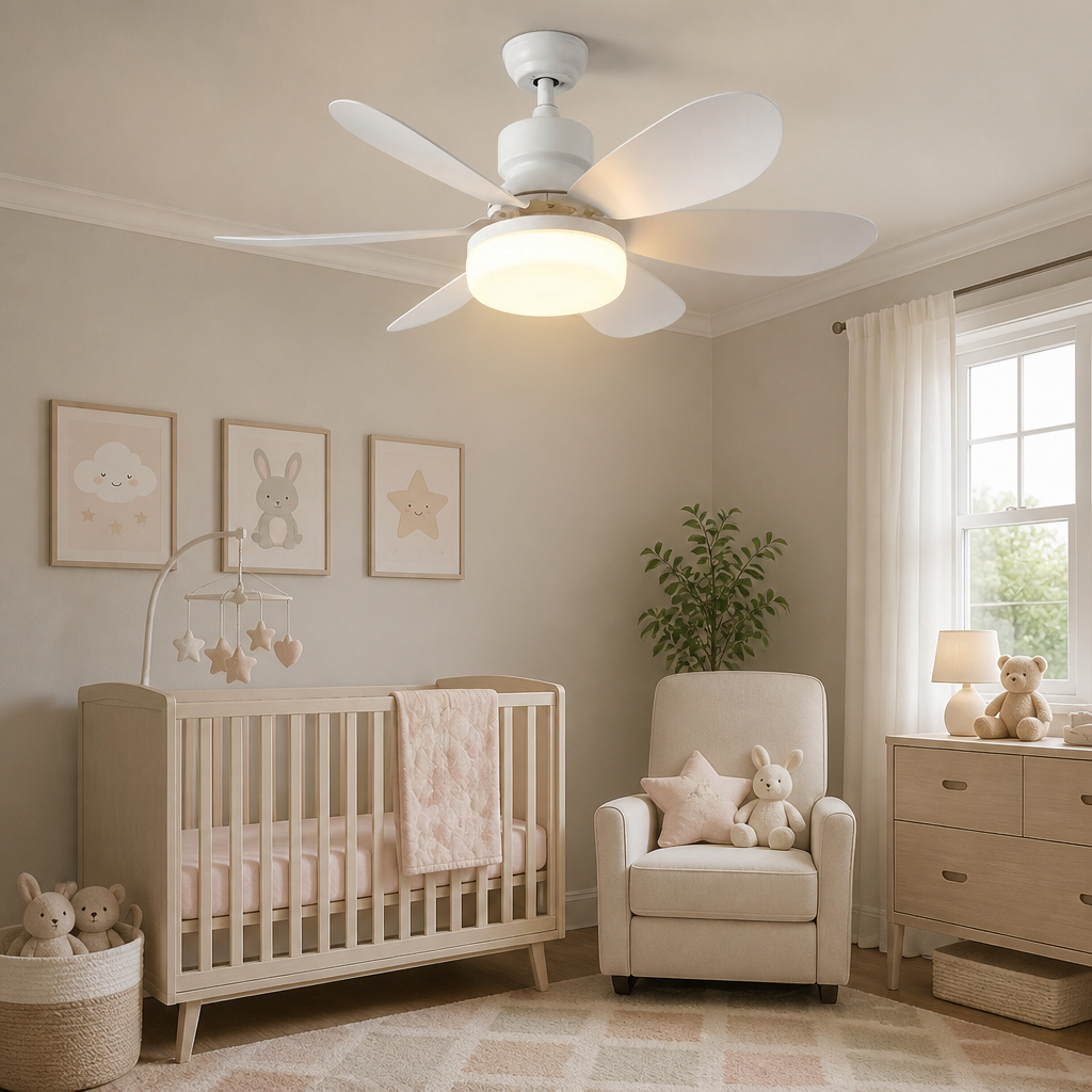 2-in-1 Plafondlamp met Stille Ventilator – Plafona