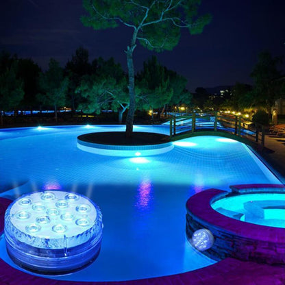 Waterdichte LED Onderwaterlamp met Afstandsbediening - GlowRipple