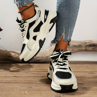 Stijlvolle Dames Sneakers met Hoge Zool – Romi