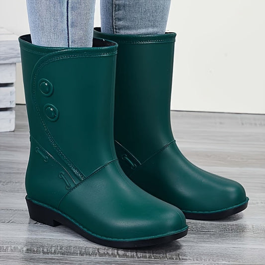 Waterdichte Dames Regenlaarzen comfortabel met Antislipzool – Elora