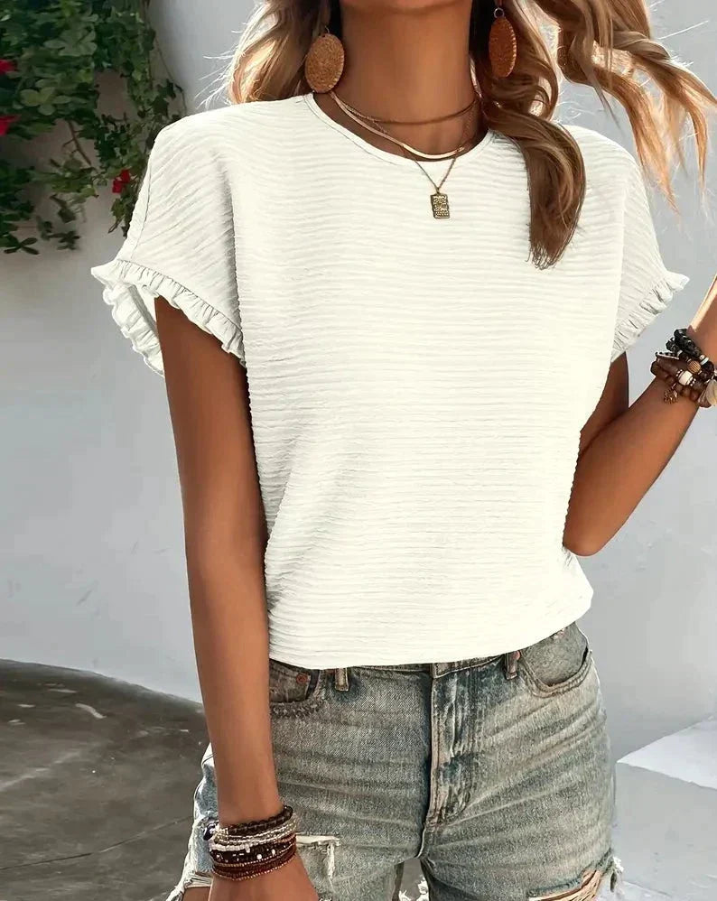 Zacht Katoenen Dames T-shirt – Élodie