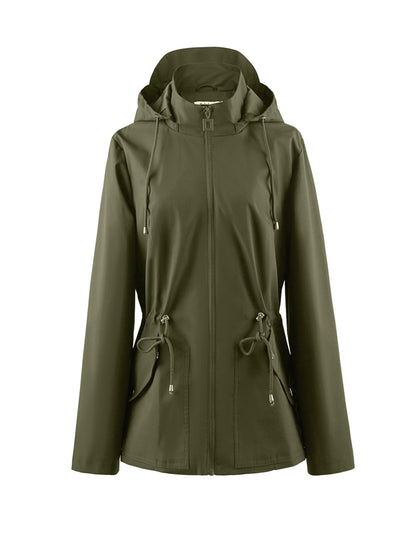 Dames Waterdichte Jas met Capuchon – Iris