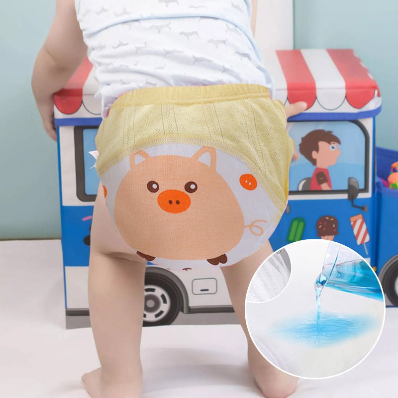 Waterdicht trainingsondergoed voor baby's met absorptiekern – 1 kopen, 1 gratis
