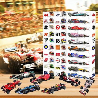 Formule 1-adventskalender met verzamelobjecten – voor echte autosportfans