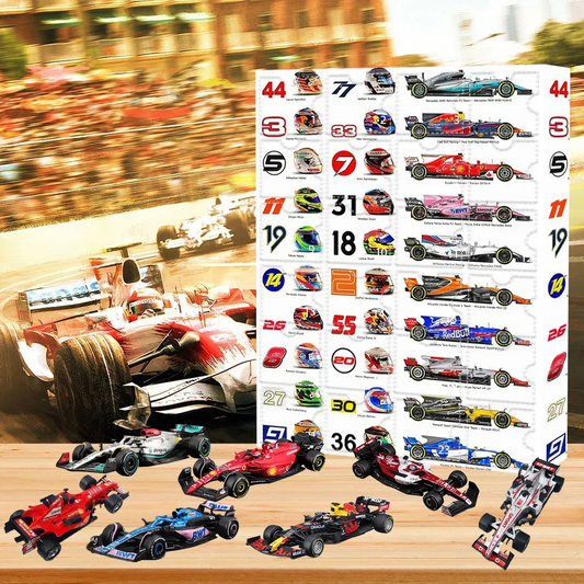 Formule 1-adventskalender met verzamelobjecten – voor echte autosportfans