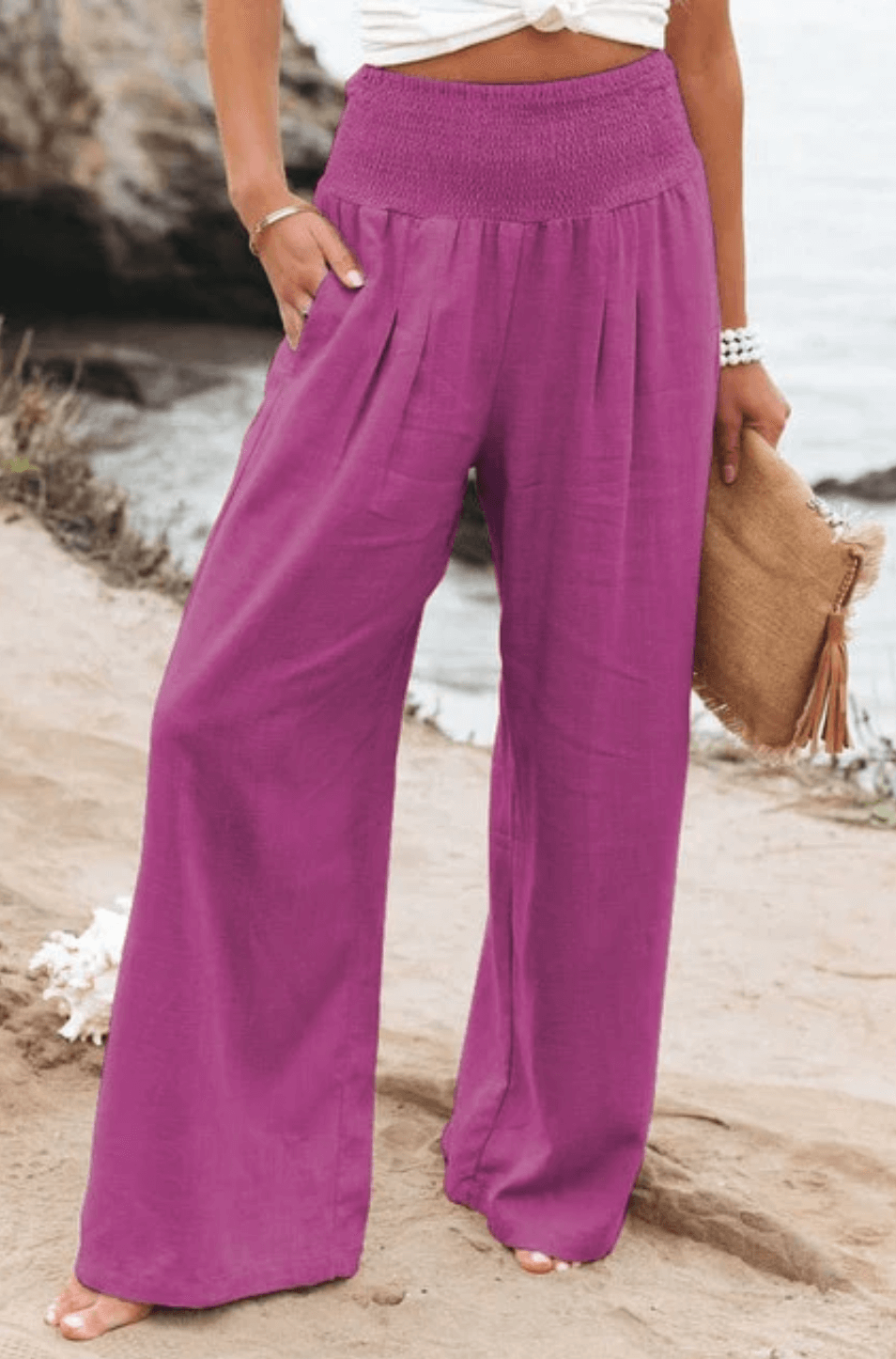 Trendy Palazzo Broek met Boho Flair – Yasmin