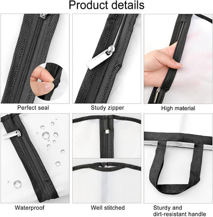 Extra Lange Kledingtas voor Jurken & Gewaden- 180 cm Beschermhoes met Handvatten