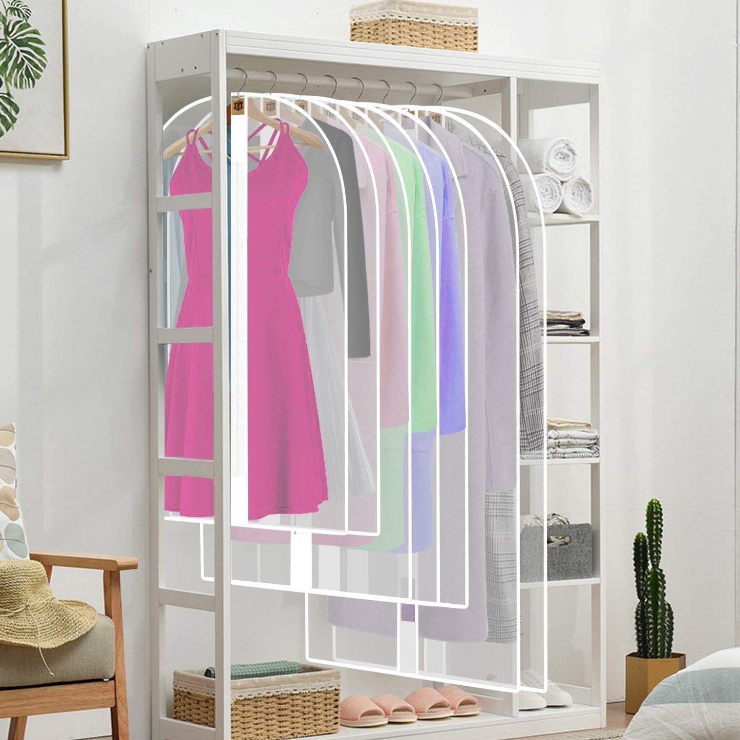 Extra Lange Kledingtas voor Jurken & Gewaden- 180 cm Beschermhoes met Handvatten