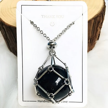 Ketting met Kristalhouder Hanger - CrystalGuard