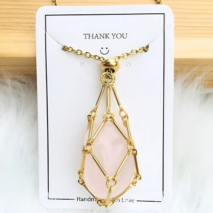 Ketting met Kristalhouder Hanger - CrystalGuard