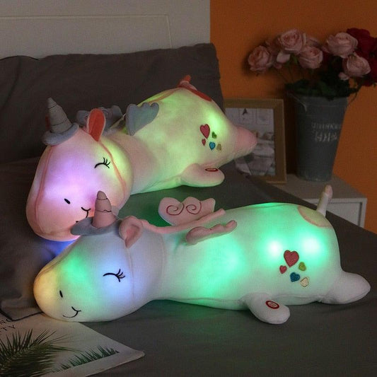 Stralend Pluche Eenhoorn met LED-functie – Glowie