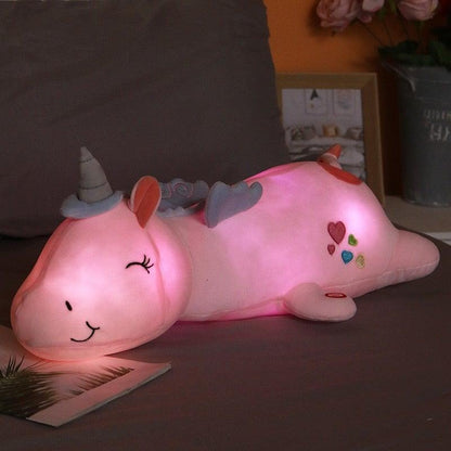 Stralend Pluche Eenhoorn met LED-functie – Glowie
