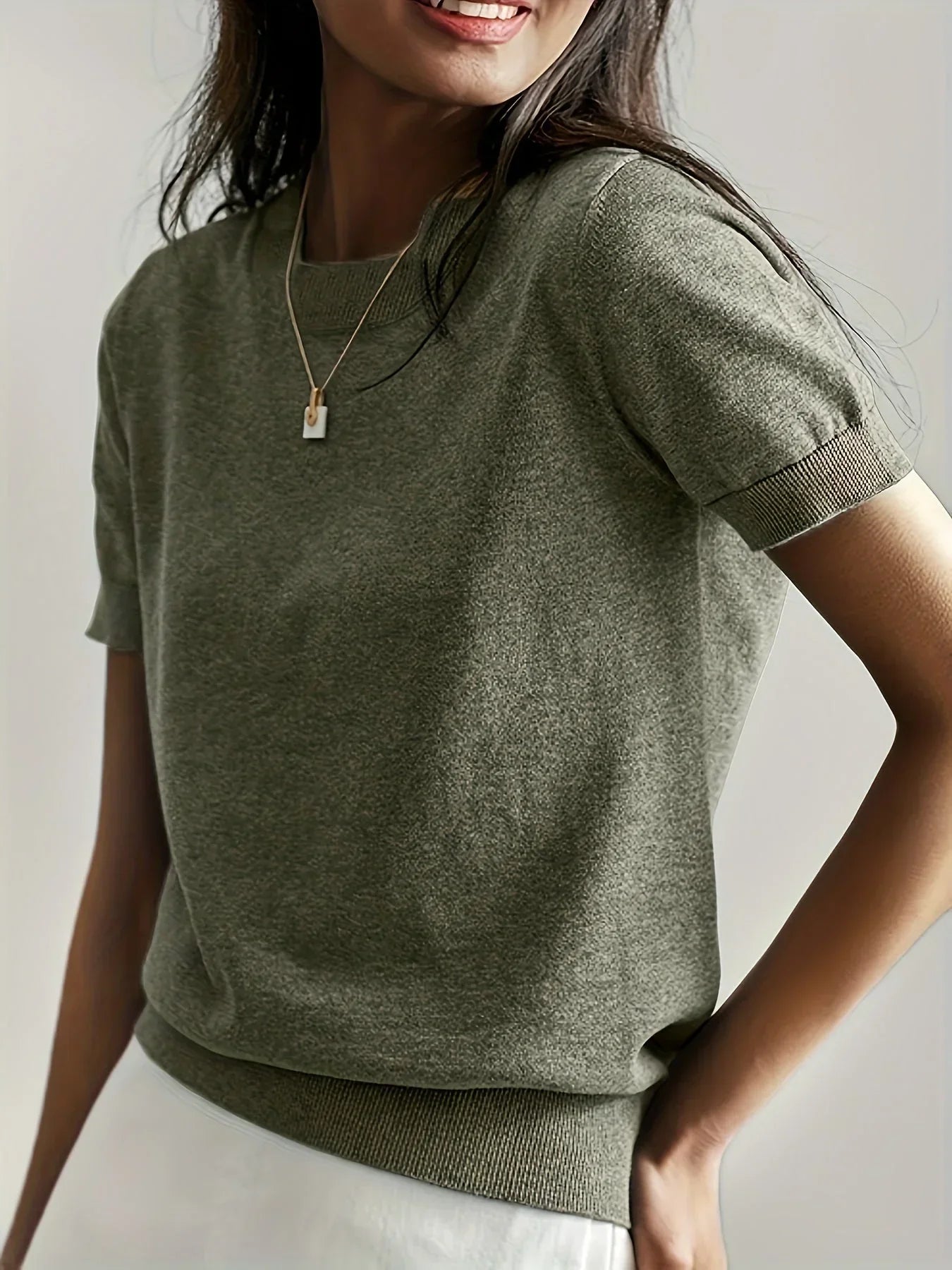 Dames Korte Mouwen Trui – Mila