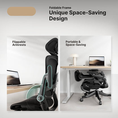 Ergonomische Bureaustoel met 16 Instelbare Functies - ErgoFlex