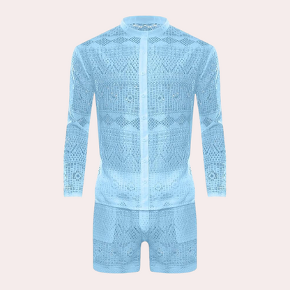 Luchtige Kanten Zomerset voor Heren - Cai