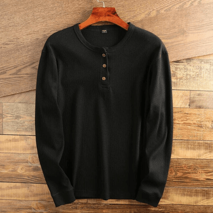 Heren Shirt met Wafelstructuur - Mason