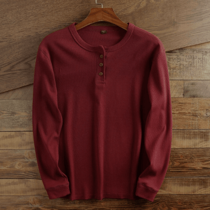 Heren Shirt met Wafelstructuur - Mason