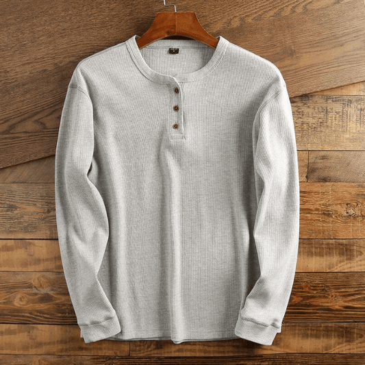 Heren Shirt met Wafelstructuur - Mason