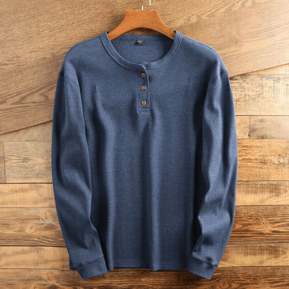 Heren Shirt met Wafelstructuur - Mason