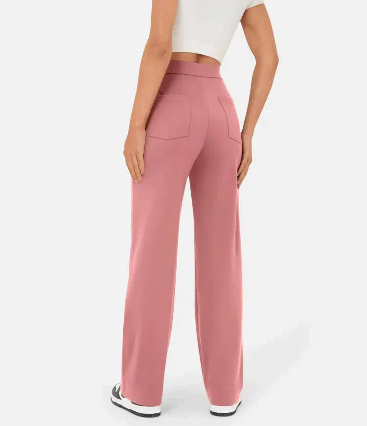 Elastische Hoge Taille Dames Broek - Isabeau