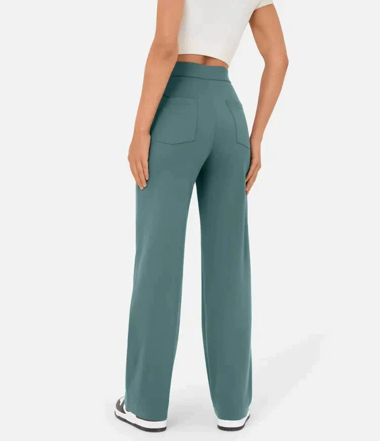 Elastische Hoge Taille Dames Broek - Isabeau
