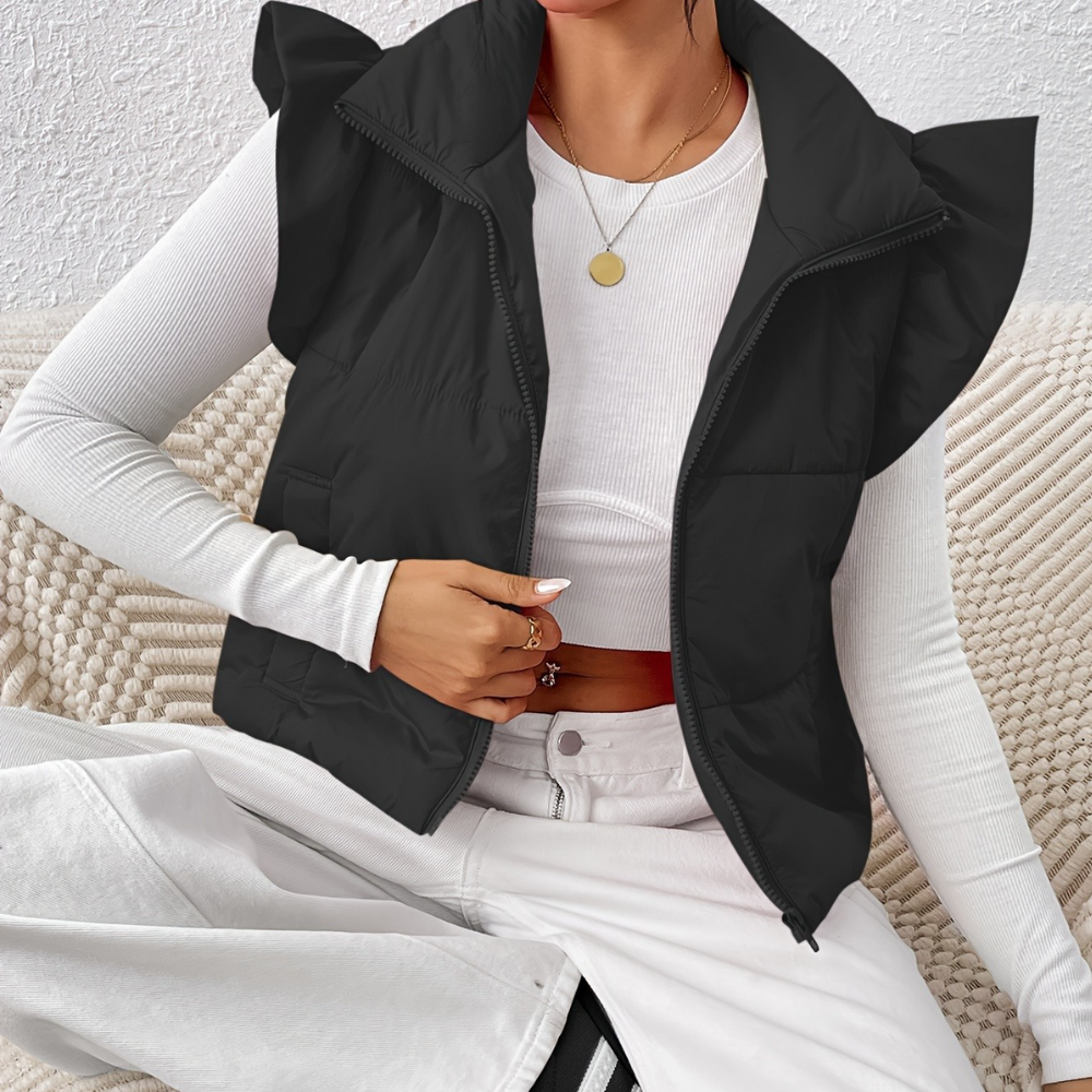 Korte Gewatteerde Damesbodywarmer - Romy