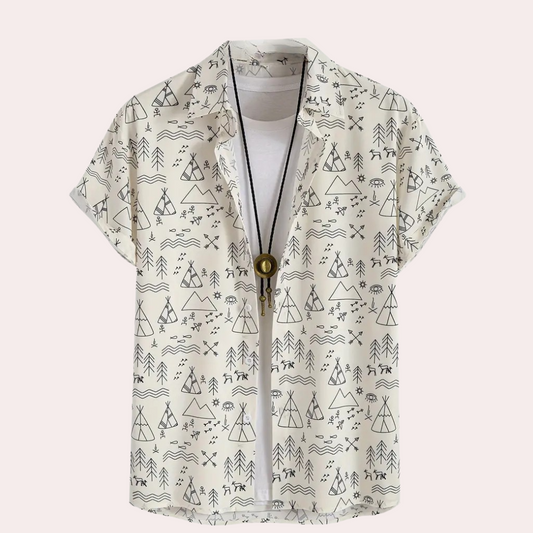Casual Overhemd met Print voor Heren - Emilio