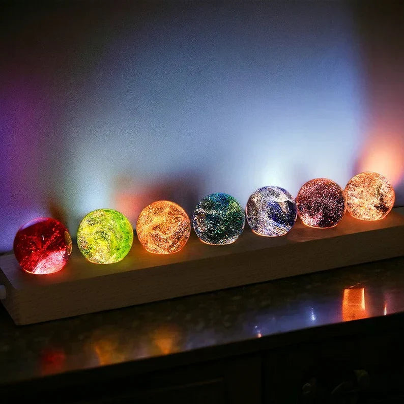 Lichtgevende Kosmische Kristallen - AstroGlow Orbs