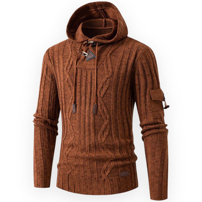 Stijlvolle Warme Fleece Hoodie voor Heren - AlpineTrail