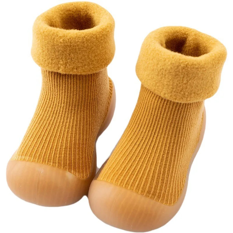 Herfstige antislip peutersokken met rubberen zool – 1 kopen, 1 gratis actie