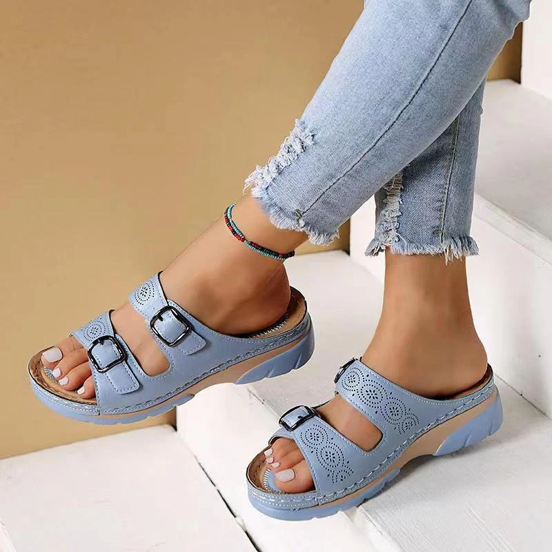 Orthopedische dames comfortabelsandalen met gelzool - Sofia
