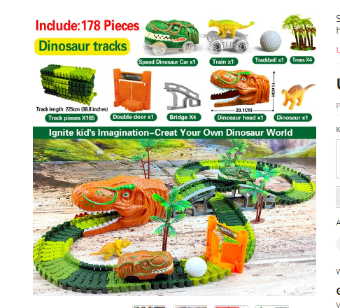 Treinbaan Speelset – DinoTrack