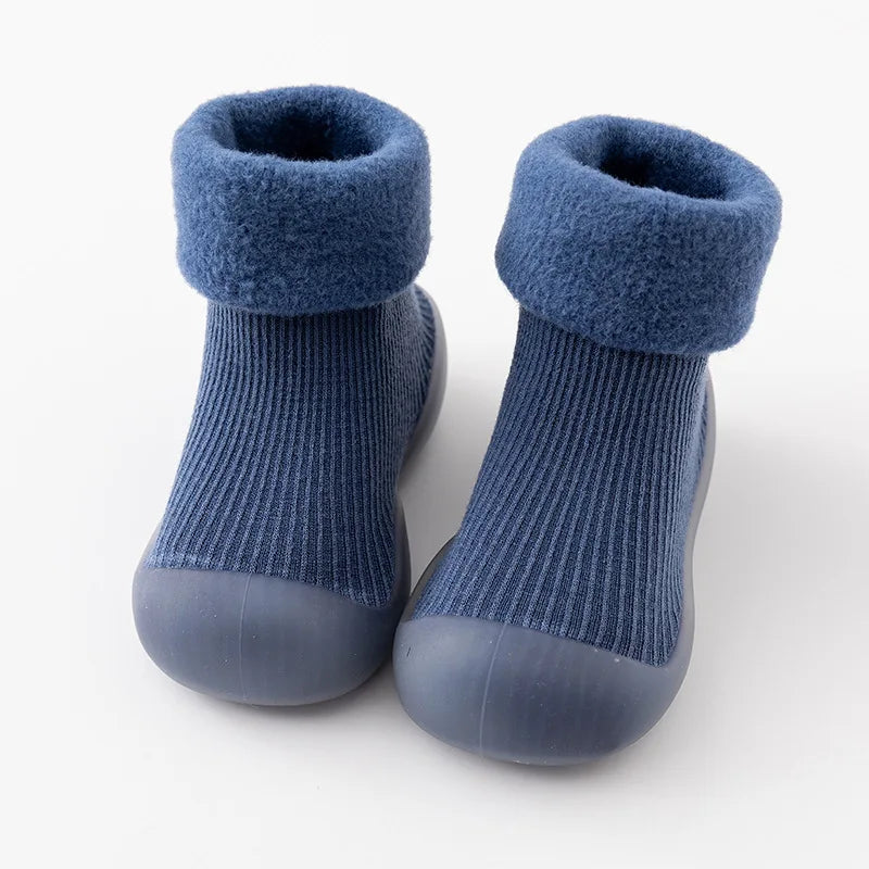 Herfstige antislip peutersokken met rubberen zool – 1 kopen, 1 gratis actie