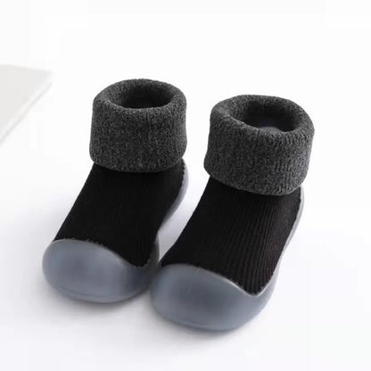 Herfstige antislip peutersokken met rubberen zool – 1 kopen, 1 gratis actie