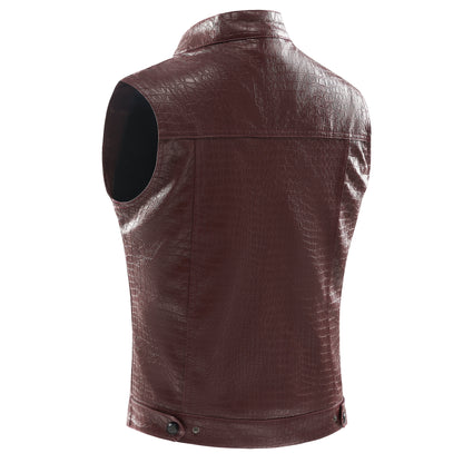 Lederen Vest voor Heren - Viper