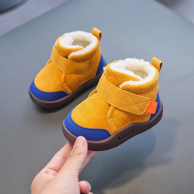 Gewatteerde winterlaarzen voor kinderen met klittenband – FrostPace (1+1 gratis) – Wintermagie-editie