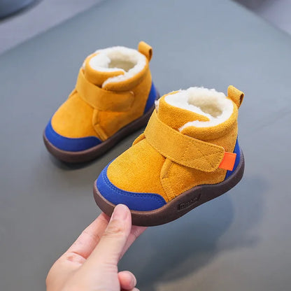 Gewatteerde winterlaarzen voor kinderen met klittenband – FrostPace (1+1 gratis) – Wintermagie-editie
