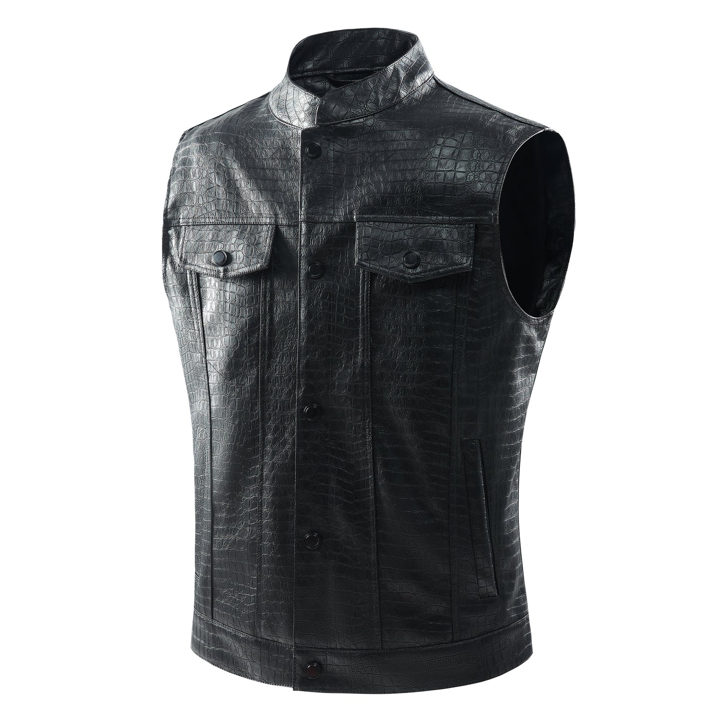 Lederen Vest voor Heren - Viper