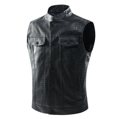 Lederen Vest voor Heren - Viper