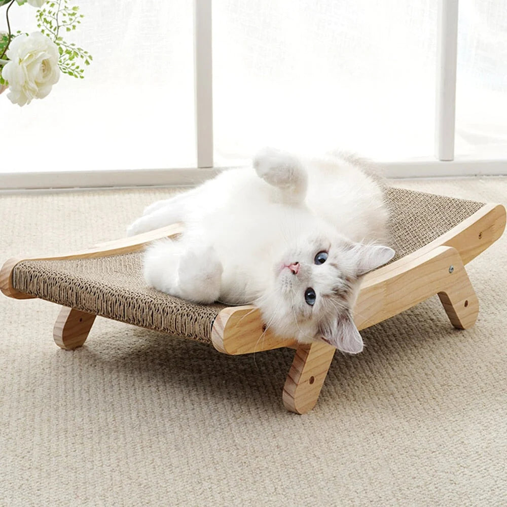 Dé 3-in-1 Krabpaal en Ligstoel voor Katten - ClawLounge™