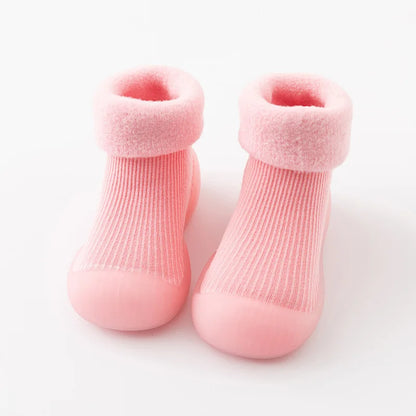 Herfstige antislip peutersokken met rubberen zool – 1 kopen, 1 gratis actie