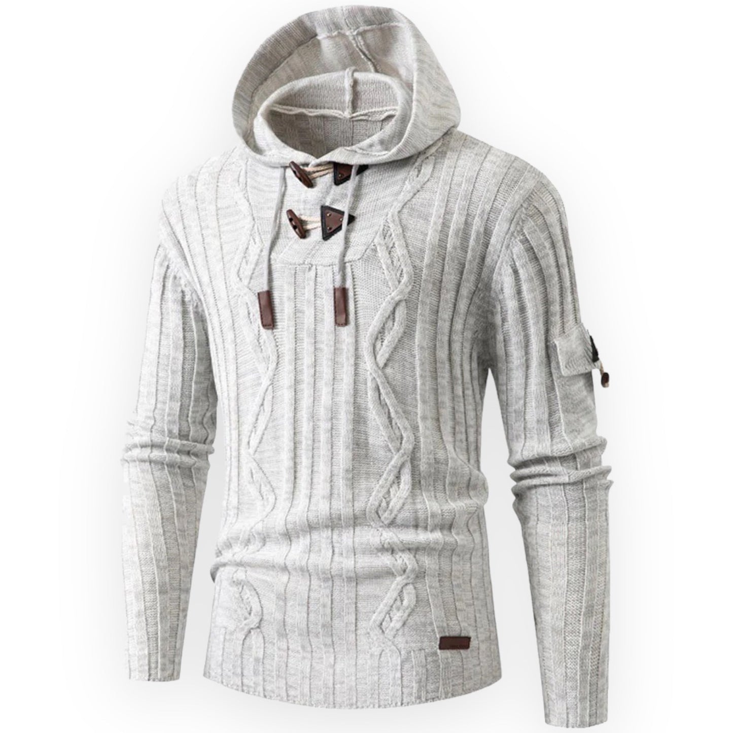 Stijlvolle Warme Fleece Hoodie voor Heren - AlpineTrail