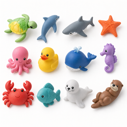 OceanPop™ - 12 Bruisballen met Verrassingsspeeltje voor Kinderen
