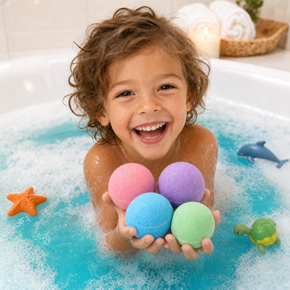 OceanPop™ - 12 Bruisballen met Verrassingsspeeltje voor Kinderen