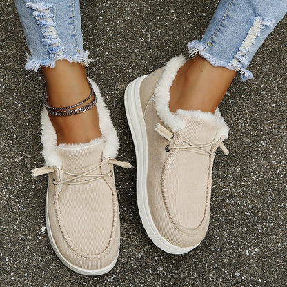 Dames Slip-On Winterlaarzen met Pluche Voering - Maren