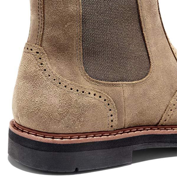 Heren Chelsea Boots klassiek van kunstleer met elastische inzet – Neron