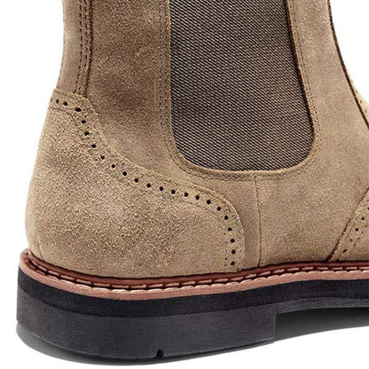 Heren Chelsea Boots klassiek van kunstleer met elastische inzet – Neron